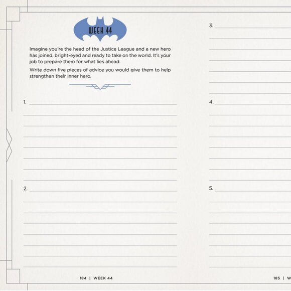 Batman Guided Journal For Embracing Your Inner Superhero with Batman Tiny Book - Picture 6 of 8